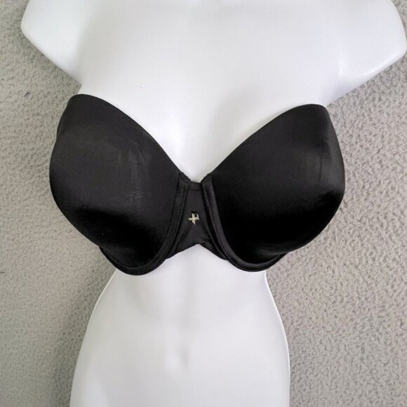 FREDERICKS OF HOLLYWOOD BRA BLACK SIZE 38B - Picture 1 of 6